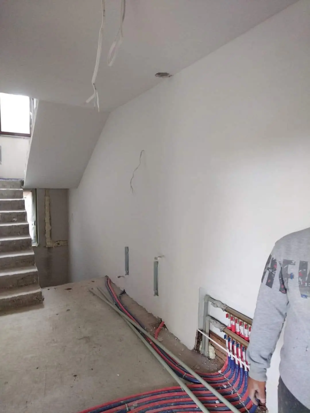 Външна бетонна настилка за двор и подход